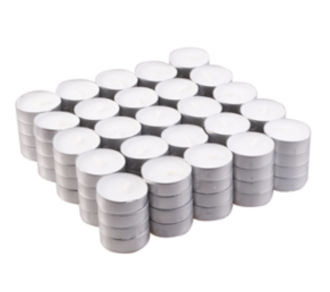 100x Unscented Tealight (4hr)