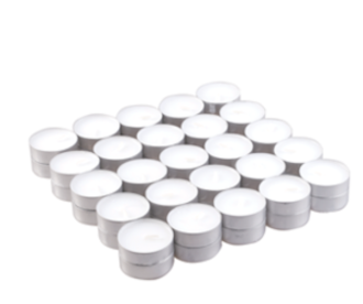 50x Unscented Tealight (4hr)