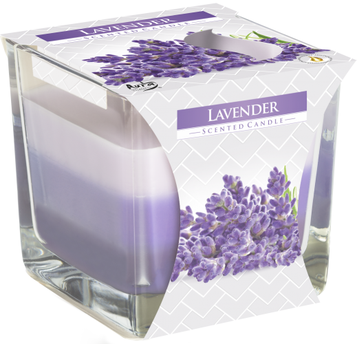 Rainbow Jar Candle - Lavender