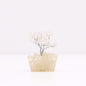 Mini Gemstone Tree On Orgonite Base - Rock Quartz (15 stones)