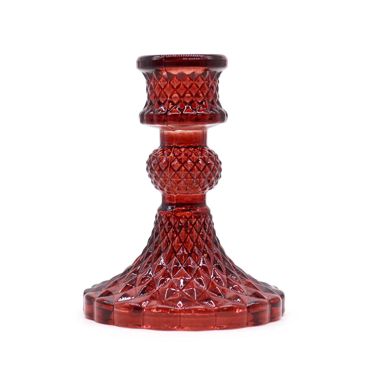 Vintage Dinner Candle Holder - Vampire Red