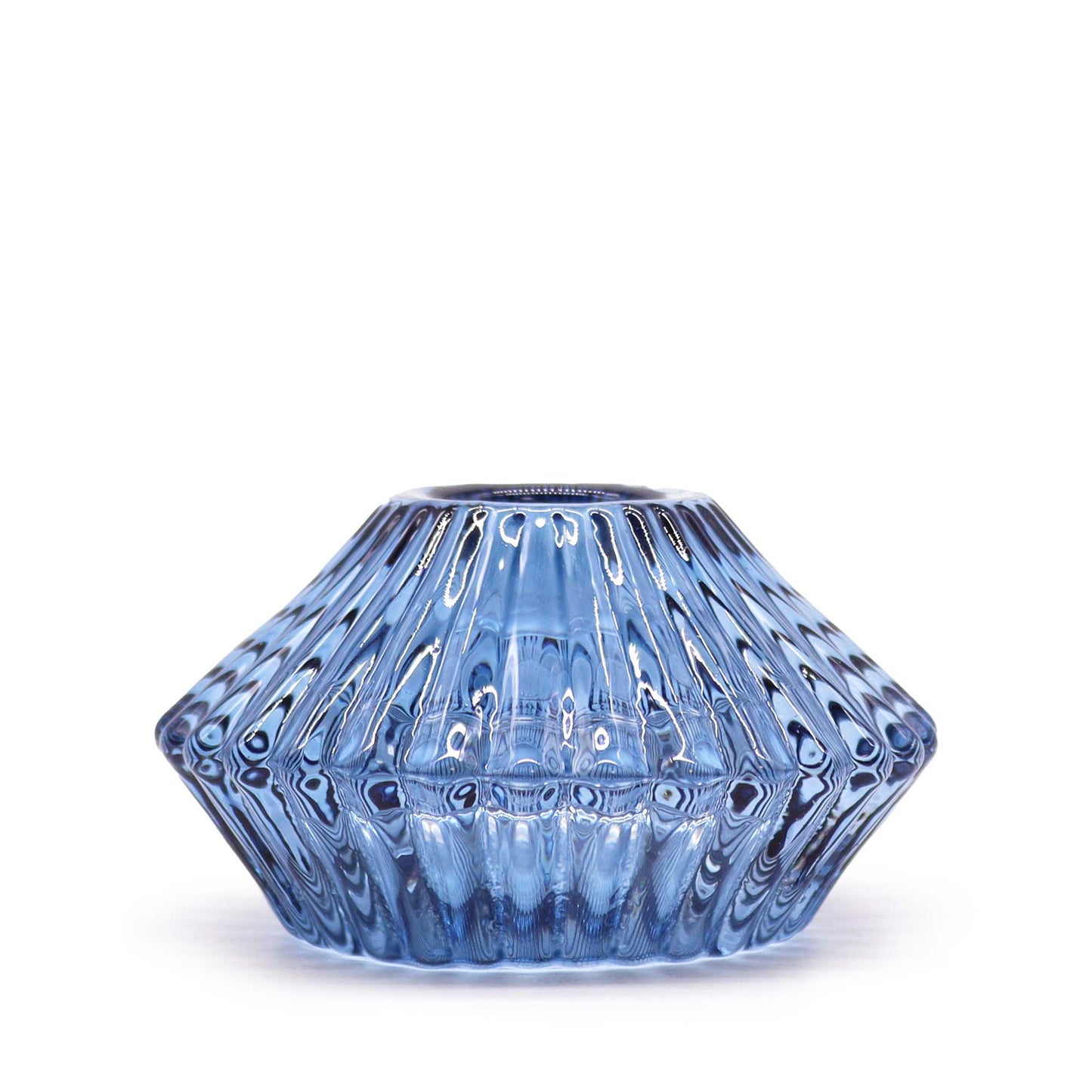 Flower Flip Dinner Candle / Tealight Holder - Royal Blue