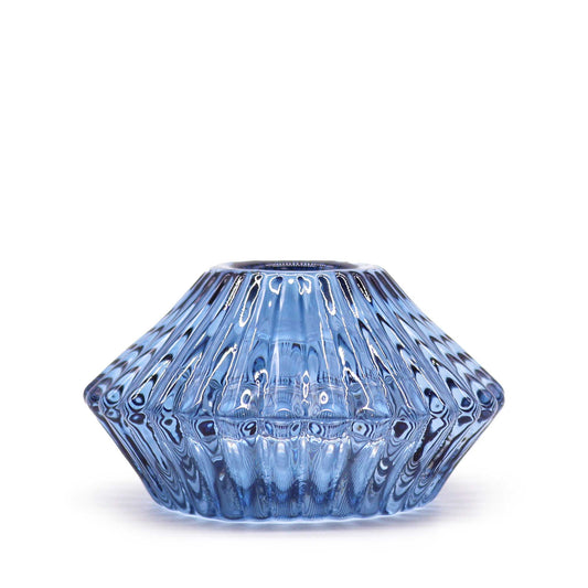 Flower Flip Dinner Candle / Tealight Holder - Royal Blue