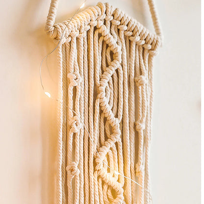 Boho Macrame Dream Catcher – Handmade Wall Hanging for Peaceful Sleep & Positive Energy