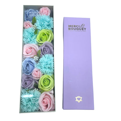 Soap Flowers Long Gift Box – A Timeless Gift of Beauty & Relaxation
