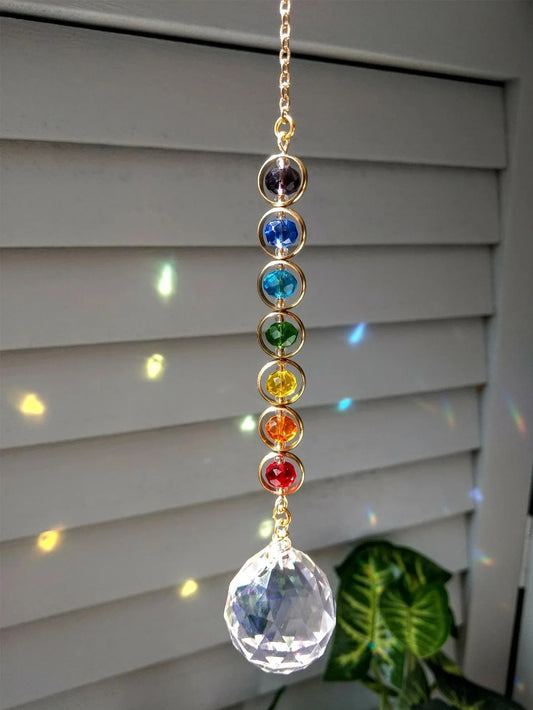 Crystal Sun catcher – Rainbow Maker & Meditation Décor