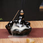 Ceramic Backflow Incense Burner – Zen Home & Meditation Decor