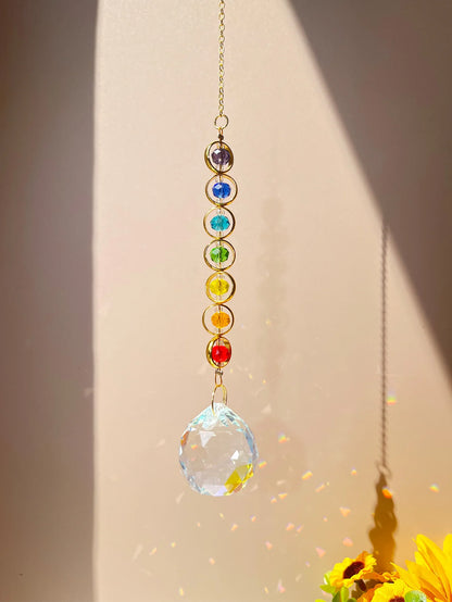 Crystal Sun catcher – Rainbow Maker & Meditation Décor