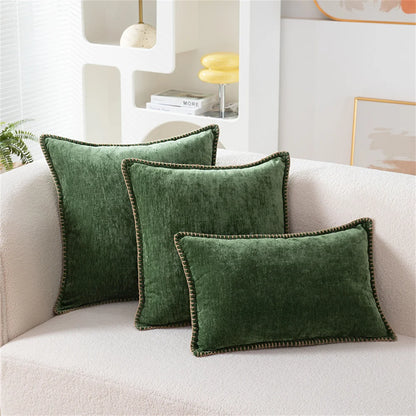 Luxury Chenille Throw Pillow Cover – Soft & Elegant Home Decor