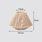 Boho Rattan Geometric Hanging Lamp Shade