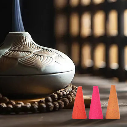 Mixed Natural Reflux Tower Incense Cones – Aromatherapy & Anxiety Relief