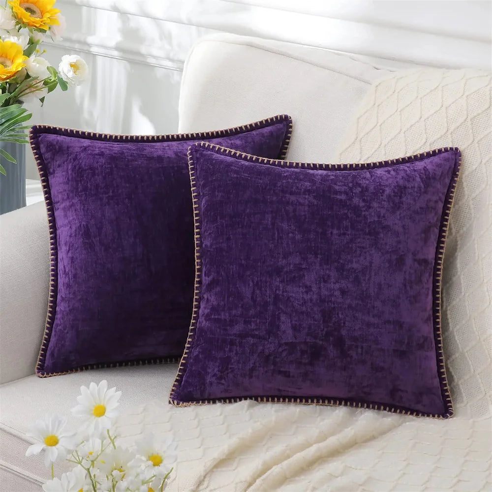 Luxury Chenille Throw Pillow Cover – Soft & Elegant Home Decor