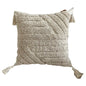 Bohemian Ethnic Tassel Throw Pillowcase – Embroidered & Tufted Home Decor