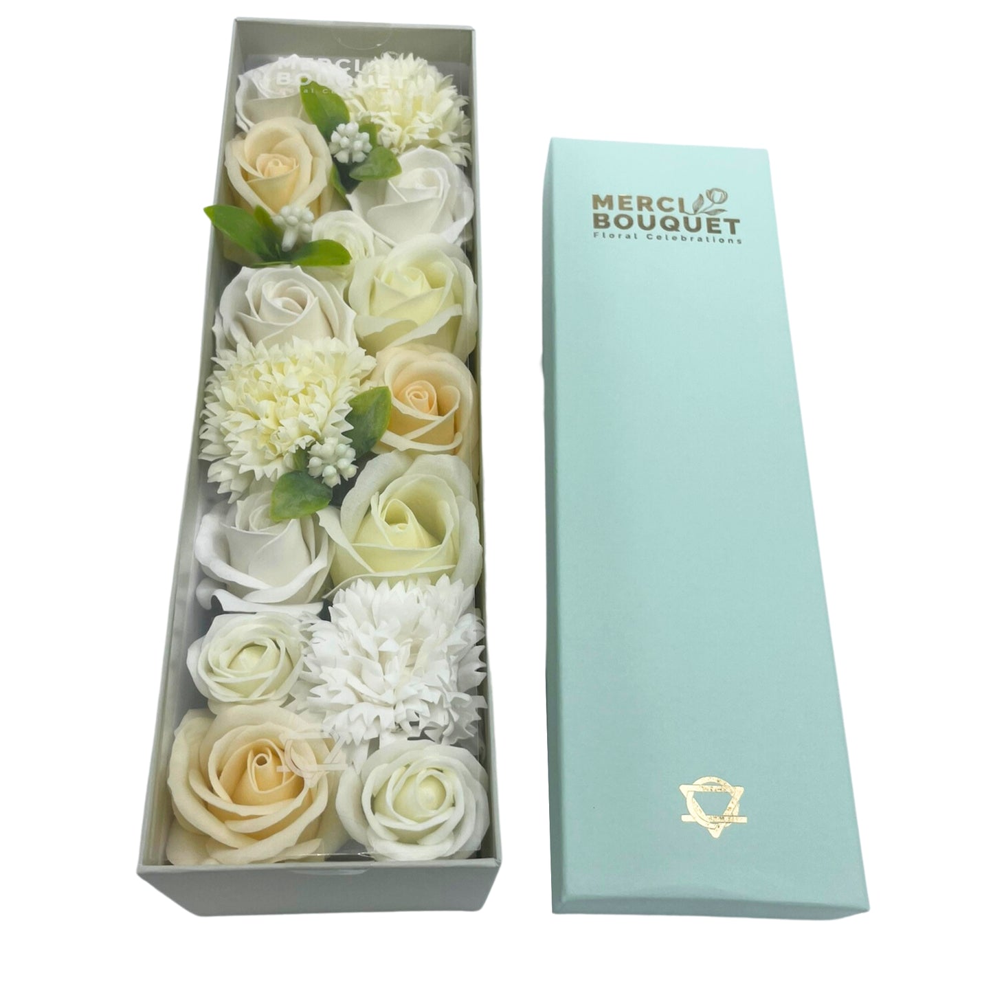 Soap Flowers Long Gift Box – A Timeless Gift of Beauty & Relaxation