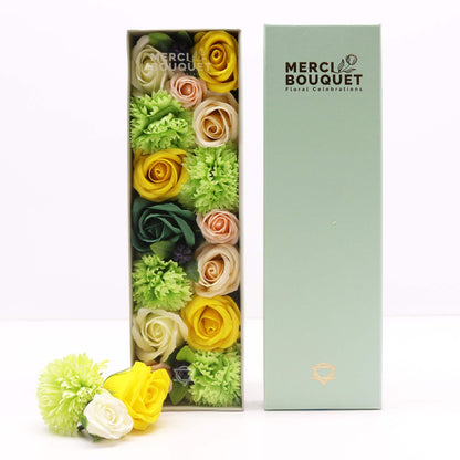 Soap Flowers Long Gift Box – A Timeless Gift of Beauty & Relaxation