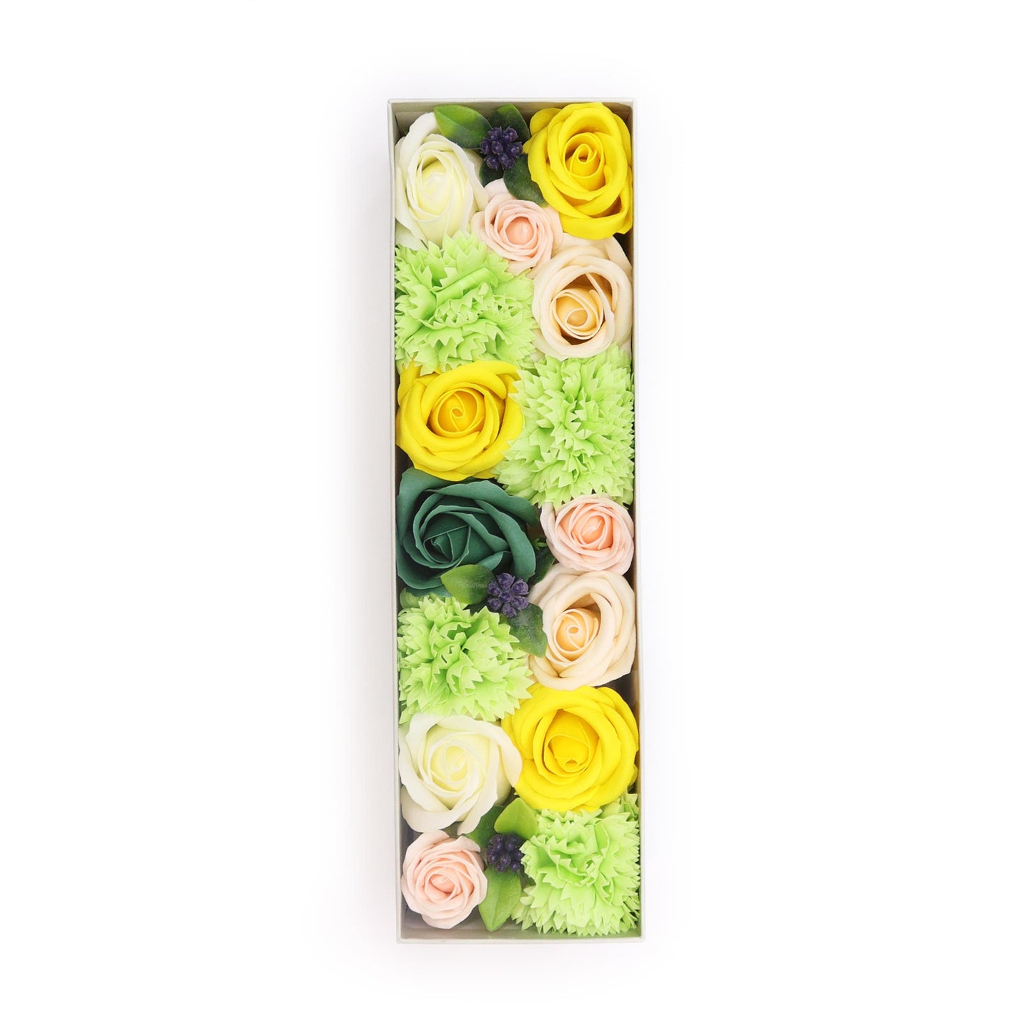 Soap Flowers Long Gift Box – A Timeless Gift of Beauty & Relaxation