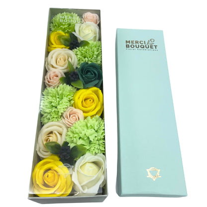 Soap Flowers Long Gift Box – A Timeless Gift of Beauty & Relaxation