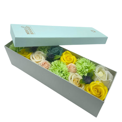 Soap Flowers Long Gift Box – A Timeless Gift of Beauty & Relaxation